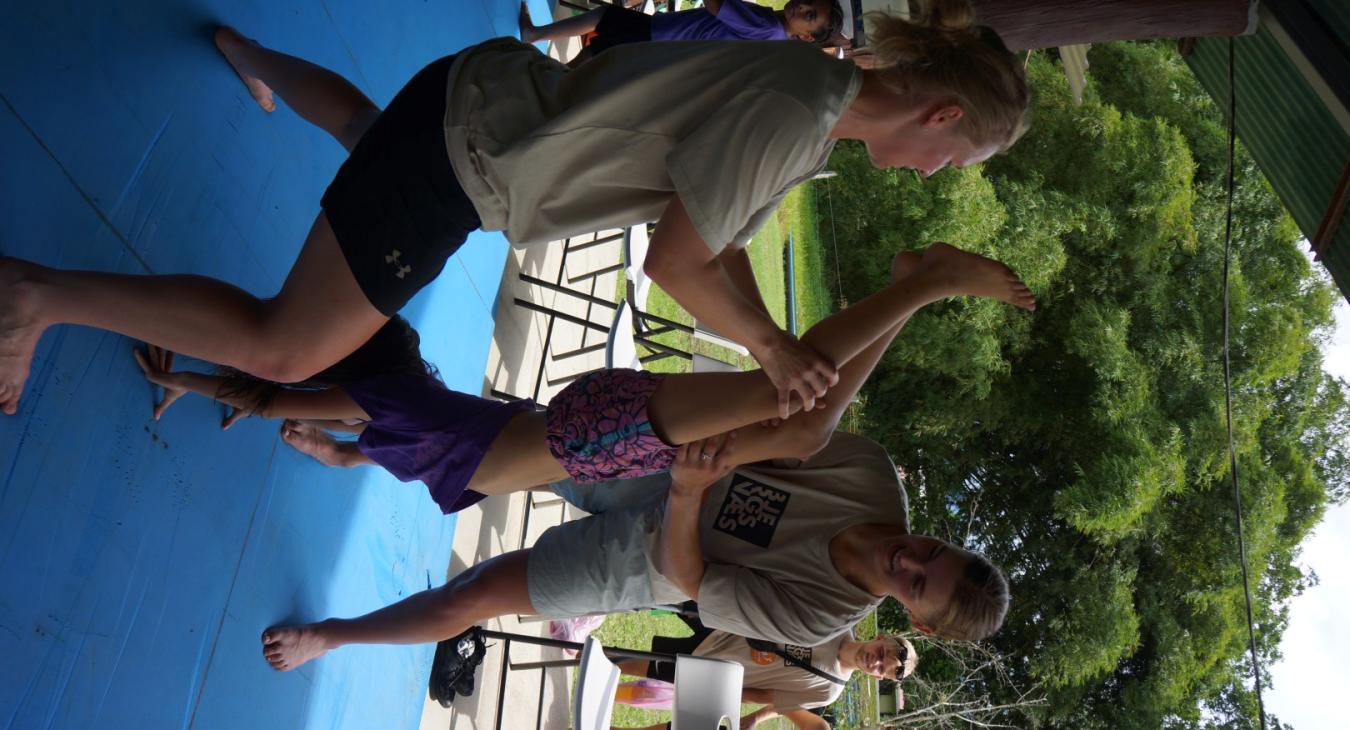 Para de manos en taller